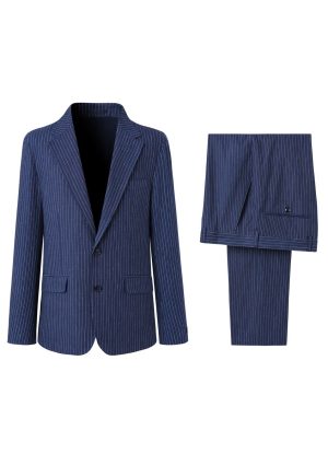Burlington Navy Pinstripe Burlington