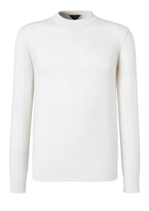 Douglas Hayward Cashmere Crew Cream DH Cashmere Crew