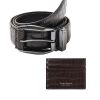 Leather Belt And Wallet Set