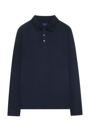 DH- LS POLO NAVY LS POLO