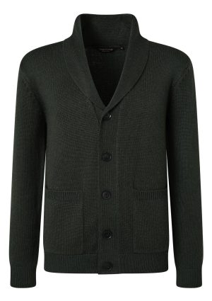 DH WM Shawl Cardi-Forest Green WM Shawl Cardi