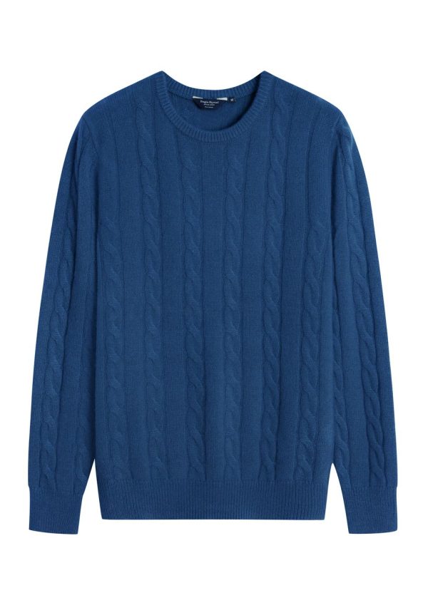 Cashmere Cable Crew Neck