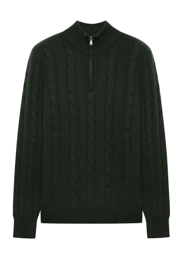 Cashmere Cable Q Zip