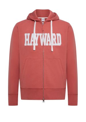 LSK College Hoodie-Washed Terracotta-Front LSK College Hoodie