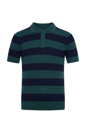 Douglas Hayward HIPKING-Forest Navy Strip-Front HIPKING