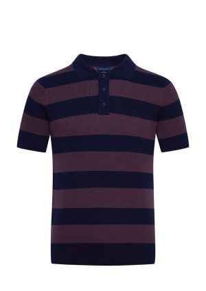 Douglas Hayward HIPKING-Navy Plum-Front HIPKING