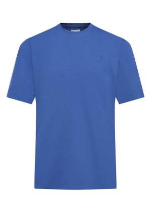 Revised Classic Tee-Cerulean Blue-Front Revised Classic Tee