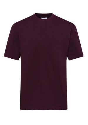 Revised Classic Tee-Dark Burgundy-Front Revised Classic Tee